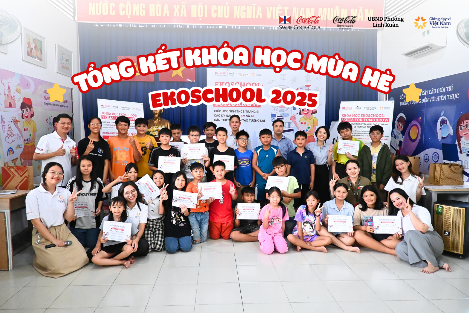 Nhìn lại hành trình thú vị của các Chiến binh mùa hè 2025 tại EkoSchool.